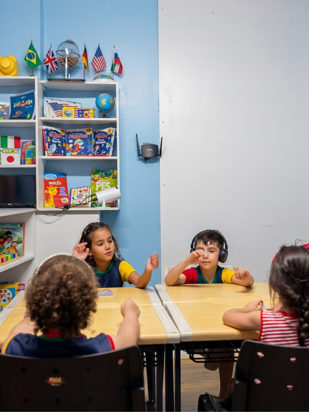 Sala de Inglês e Espanhol